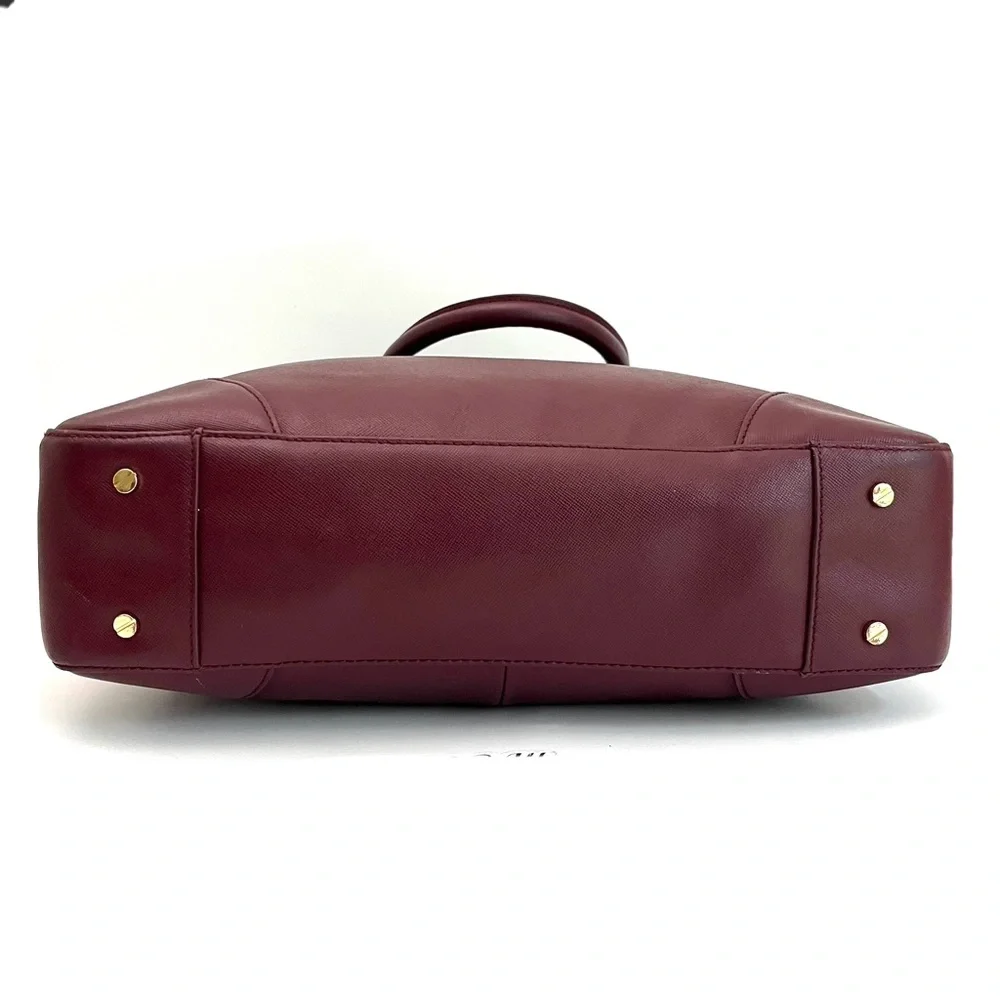 Tory Burch | Wine Burgundy | Saffiano Leather | Large Bag Tote